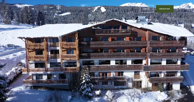 Chalet Alpen Valley website