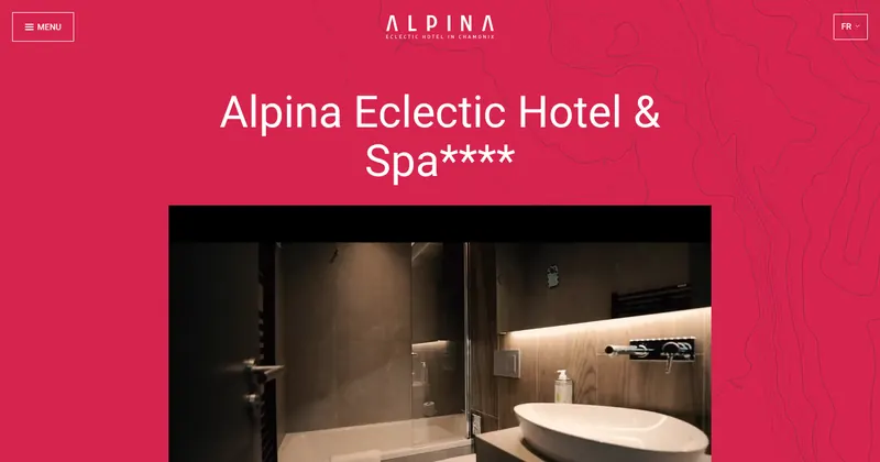 Alpina Eclectic Hotel website