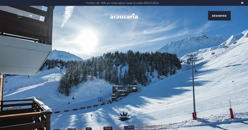 Araucaria Hotel & Spa website