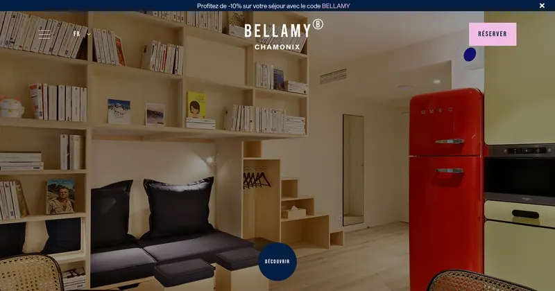 Bellamy Chamonix website