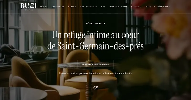 Hôtel de Buci website