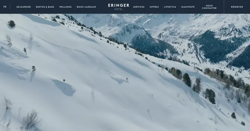 Eringer Hotel & Spa website