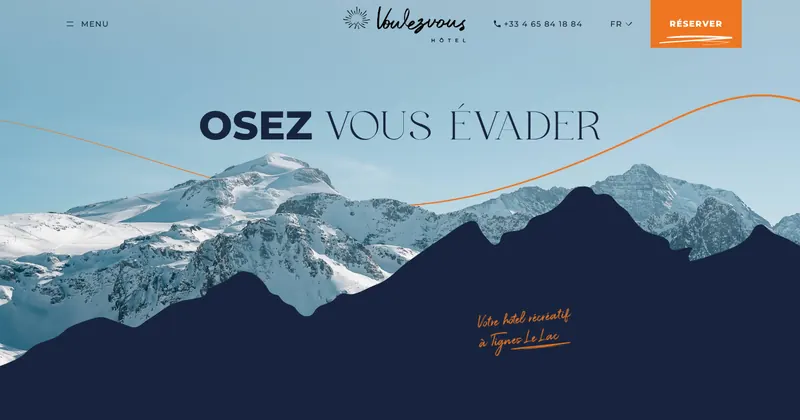 Hôtel VoulezVous website