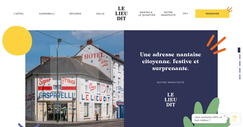 Le Lieu Dit website