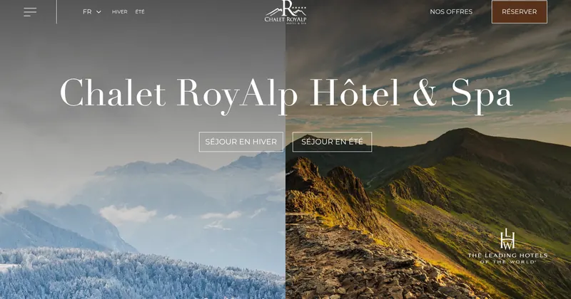 Chalet RoyAlp Hôtel & Spa website