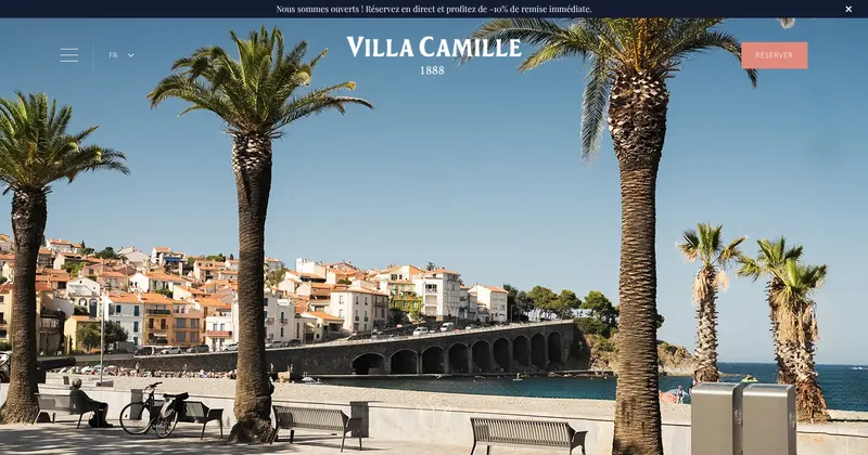 Villa Camille website